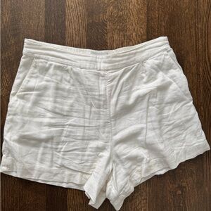 Abercrombie & Fitch Linen Blend Lined Shorts